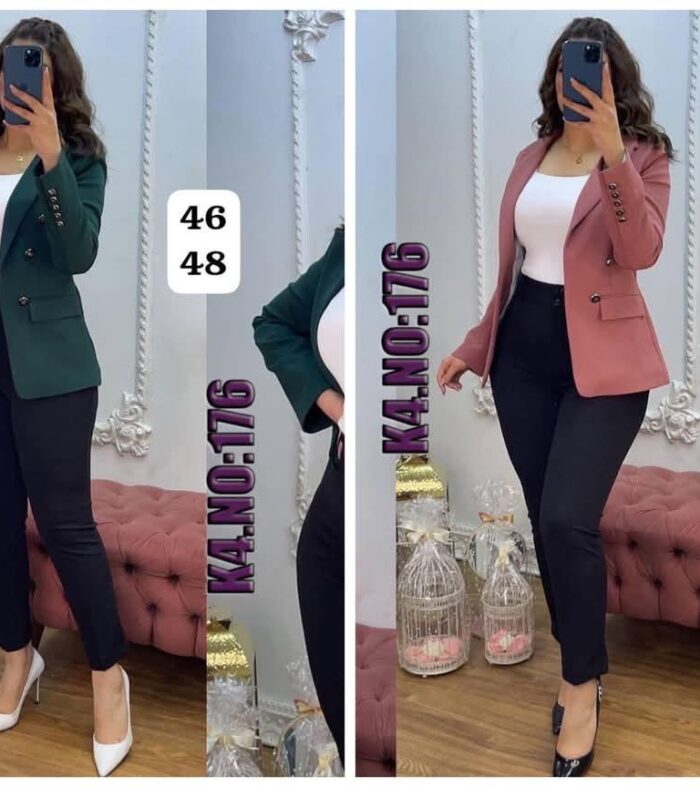 Blazer Femme Cintré – Classy & Coloré (Promo) ❌️Épuisé❌️