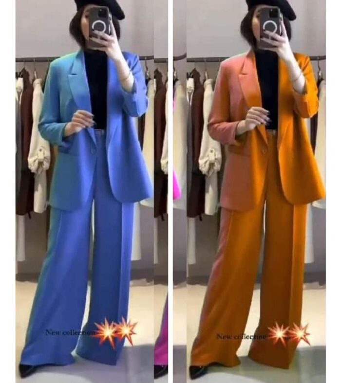 Ensemble Oversize Color Boost – Veste + Pantalon Large (Promo)